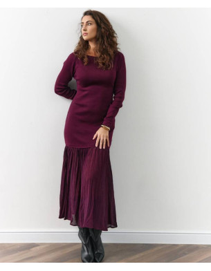 Winter low waist dress